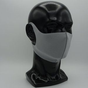 5 PCS Washable Reusable Face Cover - Gray Color